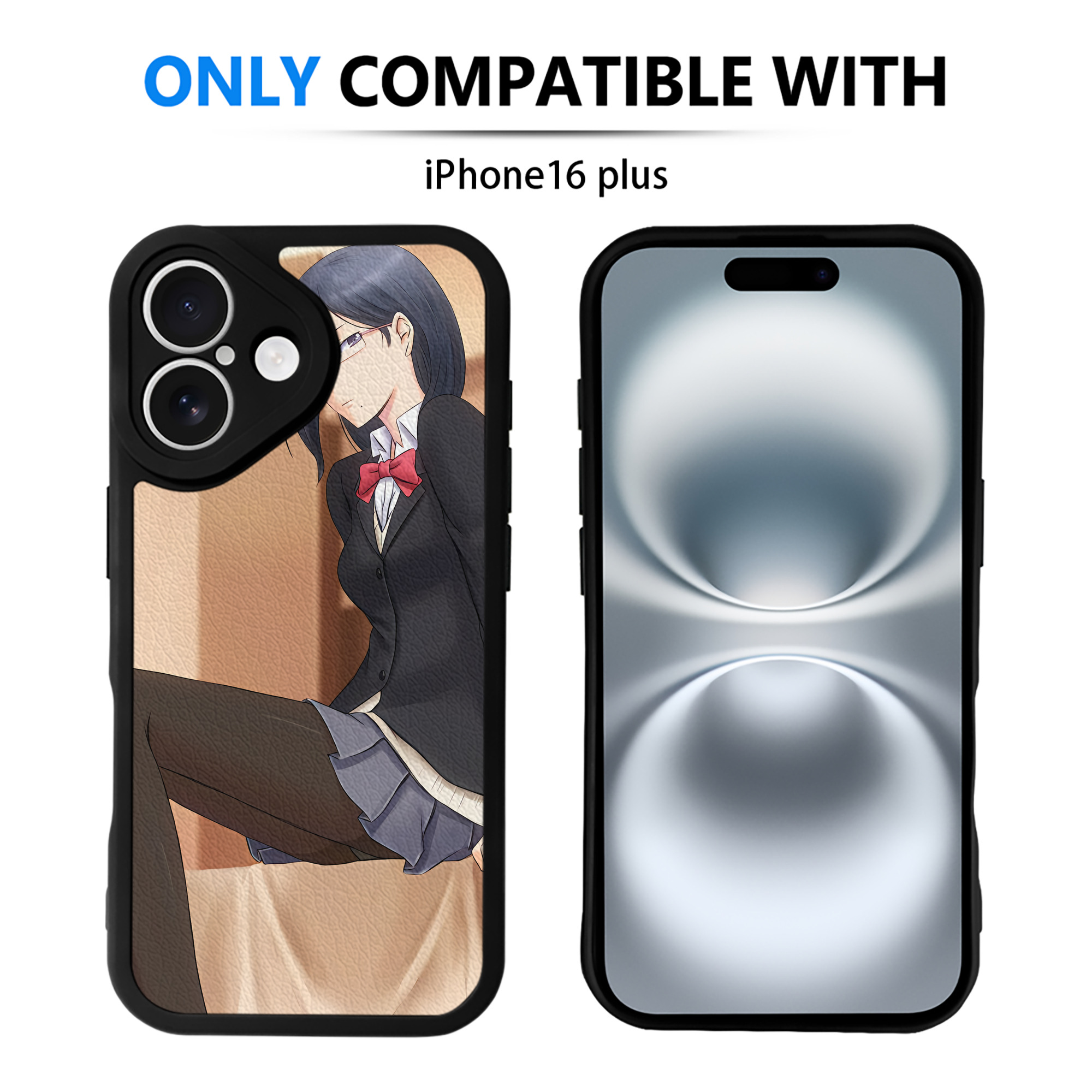 （画像用） ハイキュー!! Haikyu!! 【iPhone 16シリーズ対応】シリコンスマホケース（レザー調） 材質：シリコン